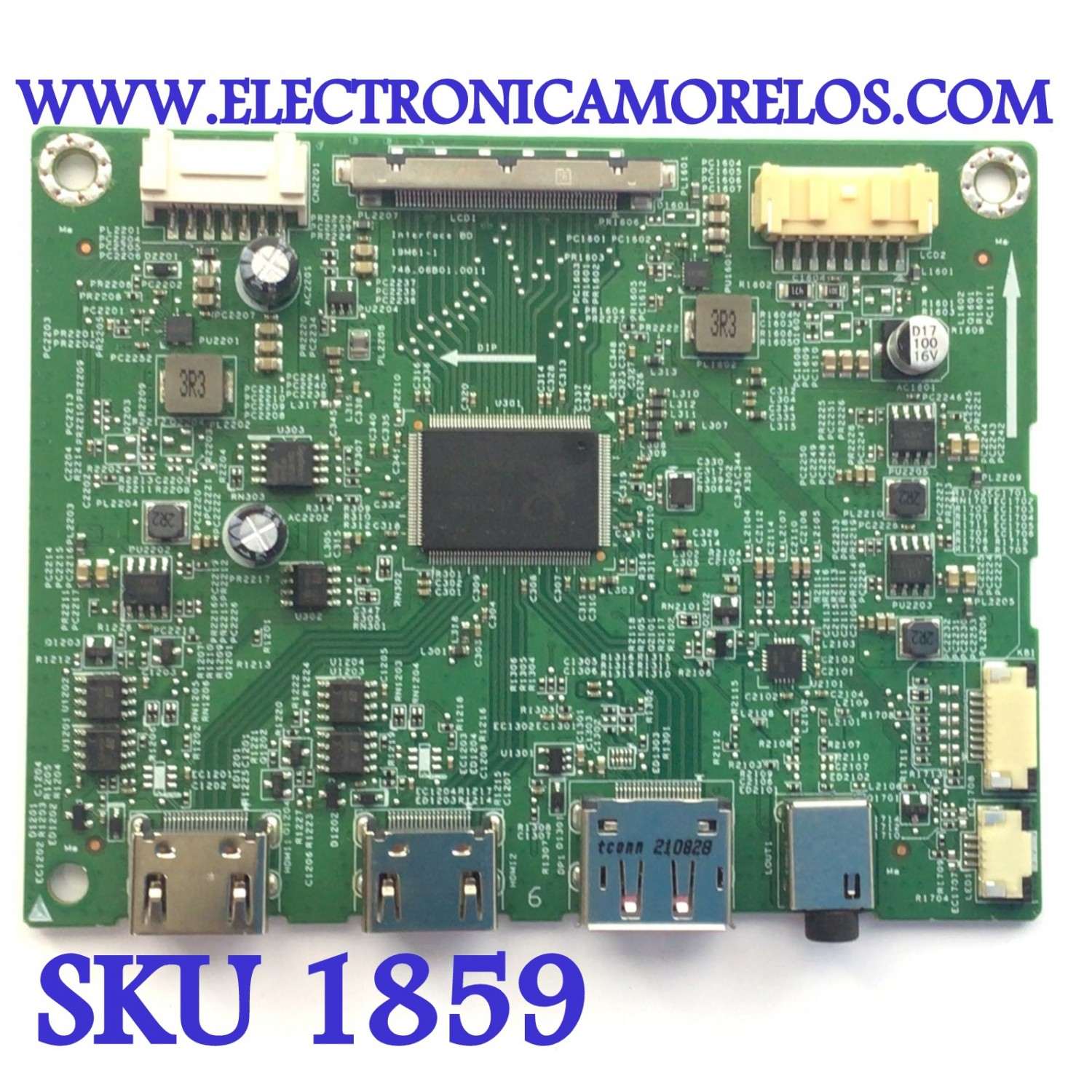 MAIN ´PARA MONITOR DELL / NUMERO DE PARTE 7ZB.0680L0007 / 748.06B01.0011 / 19M61.1 / DISPLAY M270HVR01.3 / MODELO S2721HGF 